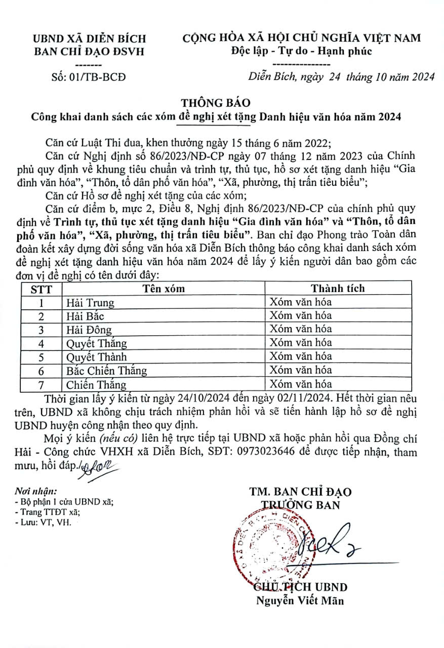 TB công khai PDF